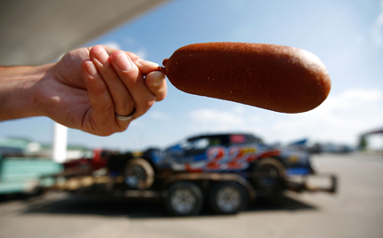 the corndog.